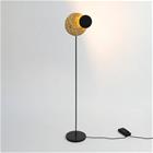 LED-lattiavalo INFINITY TERRA musta/kultainen, korkeus 132 cm, metallia