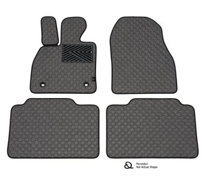 Matot QuiltyMats Alfa Romeo Brera 2005-2010 (4 kpl), T.harmaa-Harmaa /33-14