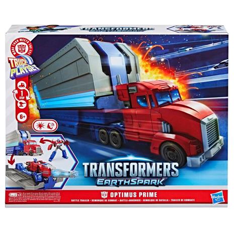 Transformers EarthSpark Optimus Prime Figuuri + Perävaunu