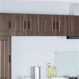 vidaXL Seinäkaappi 2 pcs Ruskea tammi 60 x 31 x 40 cm Tekninen puu