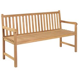 vidaXL Puutarhapenkki 150 cm tiikki