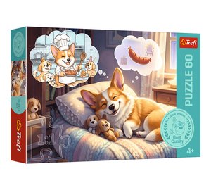 Trefl Dreaming Corgi 60p palapeli