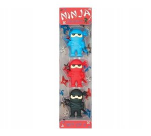 Pyyhkimet ninja - 3 värin sarja