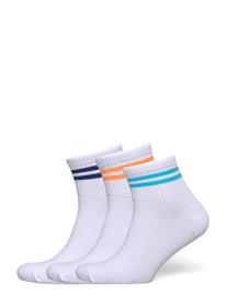 Jack & Jones Jacjoe Solid Short Socks 3 Pack - White - ONE SIZE