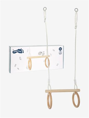 Small Foot - Wooden Trapeze with Gymnastic Rings