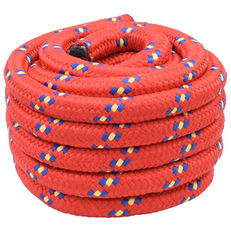 vidaXL Venelanka 5 m 3 Punainen PP