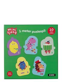 DR Dr Børste 1 Meter Puslespil, 10 Brikker - Multi/patterned - ONE SIZE