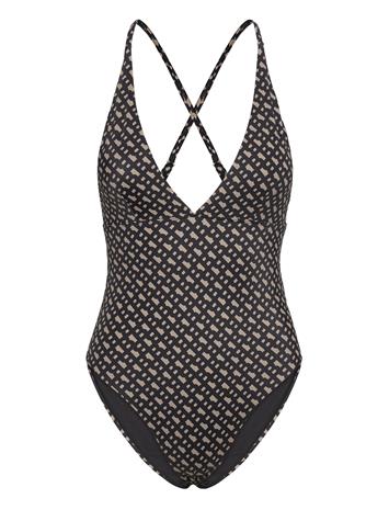 BOSS Bb Monogram Swimsuit - Multi/patterned - XL