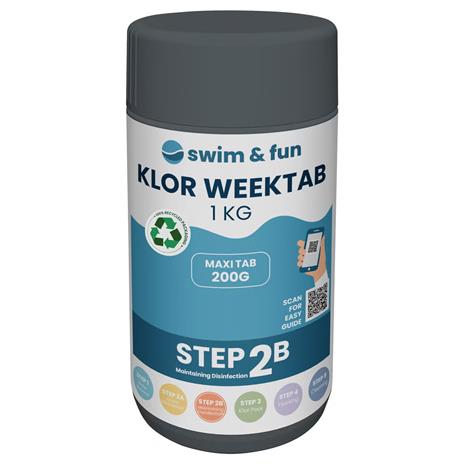 Weektab klor 1kg – kuva 2/6
