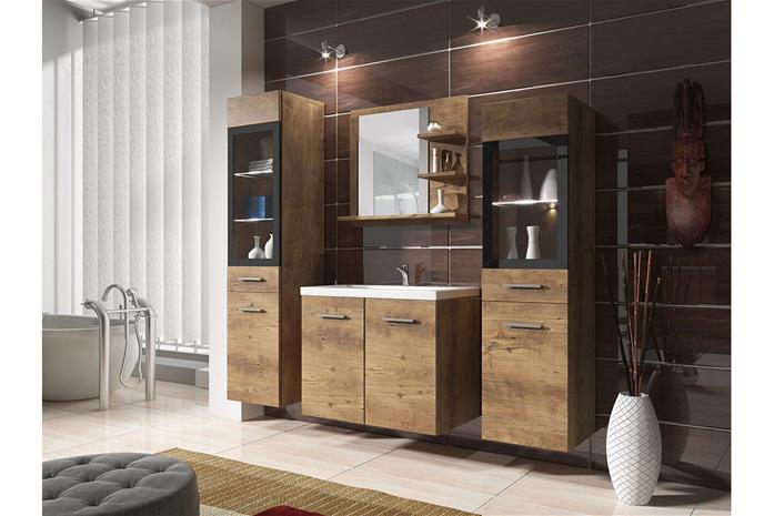 Galbally Badrumsmöbelset Brown -