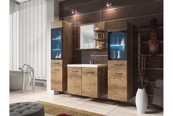Galbally Badrumsmöbelset Brown -