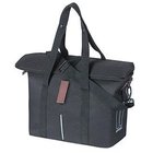 Yksittäinen kaupunkipyörälaukku BASIL CITY BICYCLE HANDBAG 8-11L, KF-Hook System, vedenpitävä musta (UUSI)