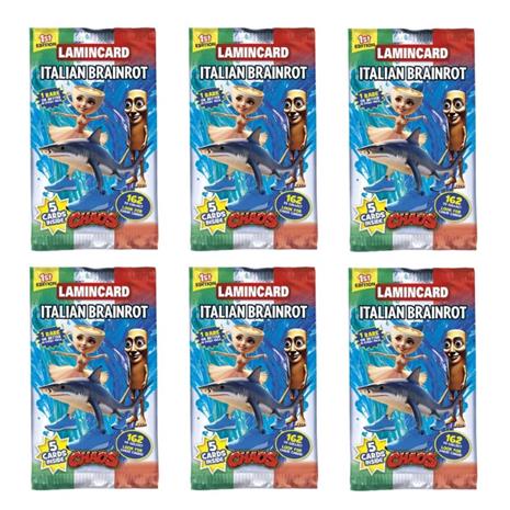 Brainrot - Collectible Cards 5 Pack - Wave 3 Asst. (498-50008) x 6
