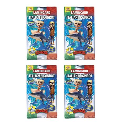 Brainrot - Collectible Cards 5 Pack - Wave 3 Asst. (498-50008) x 4