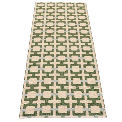Pappelina Tom-matto 180 × 70 cm, leaf/cream/sage