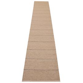 Pappelina Lea-matto 375 × 70 cm, potato/brown/vanilla