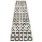Pappelina Tom -matto 300 x 70 cm, Ocean Blue / Cream / Fog