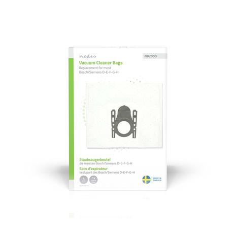 Nedis Bosch/Siemens D-E-F-G-H 4 kpl pölypussi