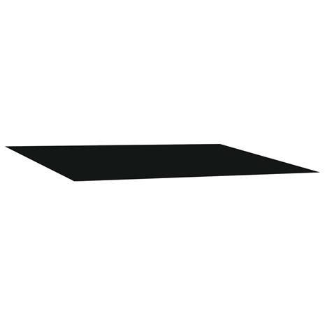 vidaXL Markiisin vaihtokangas Musta 400 × 350 cm Polyesteri
