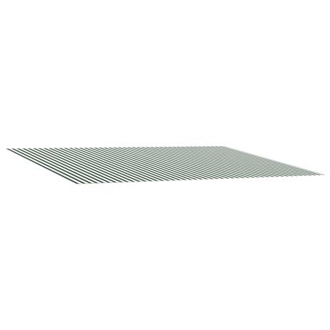 vidaXL Markiisin vaihtokangas Vihreä ja valkoinen 300 x 250 cm