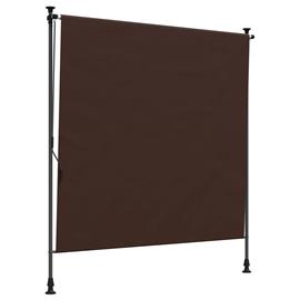 vidaXL Ulkorullaverho Ruskea 100 x 270 cm
