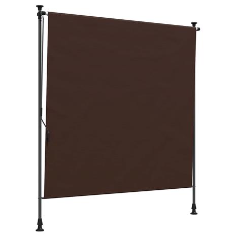 vidaXL Ulkorullaverho Ruskea 100 x 270 cm