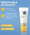 NIVEA SUN Breathable UV Gesicht Anti-Age Q10 LSF 50+ Aurinkovoide 40 ml
