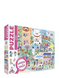 Auzou Puzzle 54 Pcs - Seek & Find - Kawaii - Multi/patterned - ONE SIZE