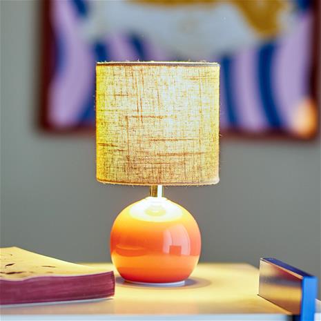 Bloomingville - Valdis Table Lamp - Rose - Stoneware
