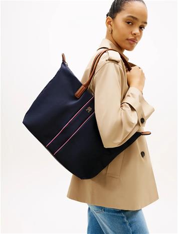 Tommy Hilfiger Popette Tote Corp - Navy - ONE SIZE