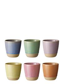 Aida Raw Colour - Single Wall Mug 30 Cl 6 Pack 6 Pcs - Multi/patterned - ONE SIZE