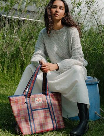 Becksöndergaard Checky Coated Aubrey Bag - Pink - ONE SIZE