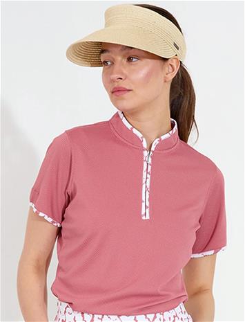 Abacus Lds Margaret Straw Visor - Cream - ONE SIZE