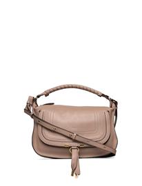 Chloé Marcie Small Leather Shoulder Bag - Beige - ONE SIZE