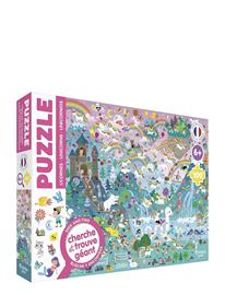 Auzou Puzzle 100 Pcs - Seek & Find - Unicorns - Multi/patterned - ONE SIZE