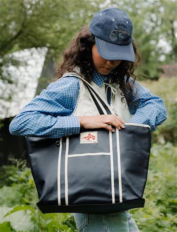 Becksöndergaard Solid Coated Aubrey Bag - Navy - ONE SIZE