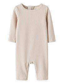Lil'Atelier Nbnfondo Ls Uv Suit Lil - Beige - 104