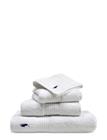 Ralph Lauren Home Player Wash Towel - White - 33X33CM