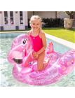 Swim Essentials Inflatable Ride-On 142 Cm - Dreamscape Neon Pink Flamingo - Pink - ONE SIZE