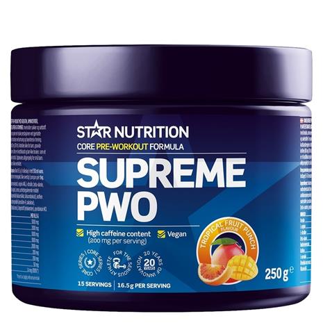 Star Nutrition Supreme PWO 250 g – kuva 2/4