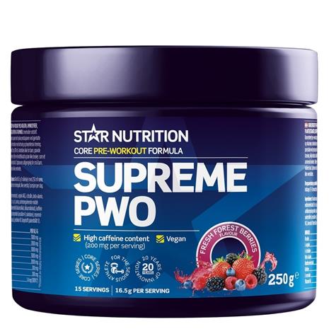 Star Nutrition Supreme PWO 250 g – kuva 4/4