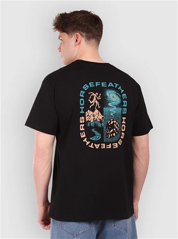 Horsefeathers Instinct T-paita black Miehet