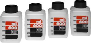 Jobo Bottle Kit 600ml (4x 600ml white)