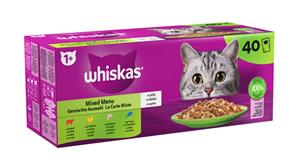 Whiskas 1+40x85 g Suosikit lajitelma hyytelössä