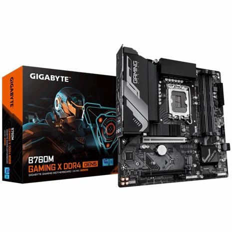 GIGABYTE B760M Gaming X DDR4 GEN5 Emolevy - Intel B760 - Intel LGA1700 socket - DDR4 RAM - Micro-ATX