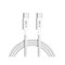 Tech-Protect Ultraboost Lite USB-C PD60W/3A Cable 200 cm - Grey – kuva 1