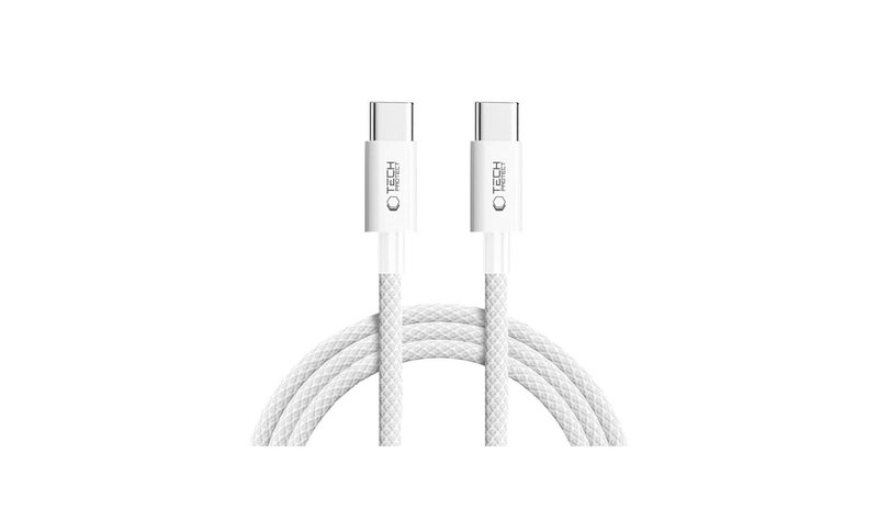 Tech-Protect Ultraboost Lite USB-C PD60W/3A Cable 200 cm - Grey – kuva 1/4