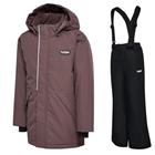 Hummel hmlJR Snow WP 10K laskettelusetti, ruskea/musta, juniori