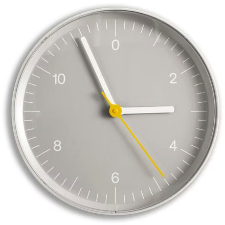 HAY - Seinäkello - W26,5 cm - Harmaa