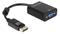 De-Lock VGA DisplayPort -adapteri, Musta – kuva 4